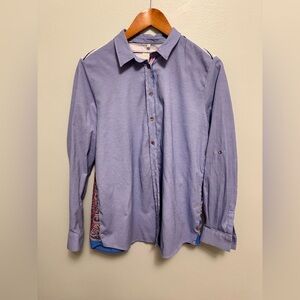 Milano Light Blue Casual Button-Down Shirt
